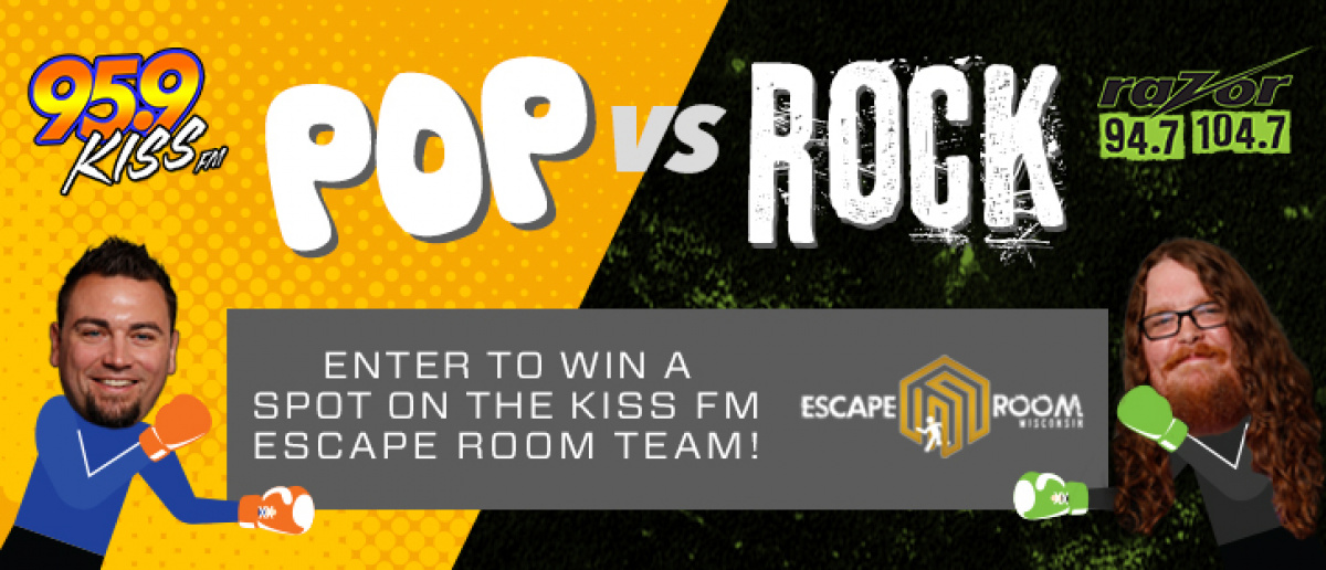 CONTEST: Escape Room Wisconsin - Pop VS Rock