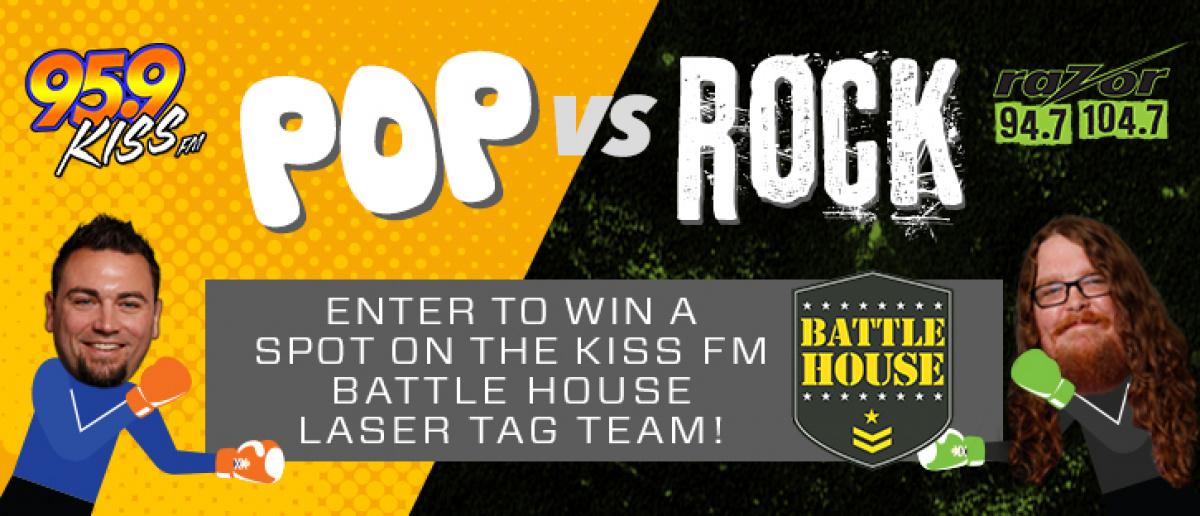 CONTEST: Battle House Laser Tag Pop vs Rock